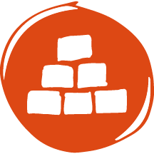 sales foundations icon - building blocks