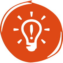 insight selling training icon. Animated image of lightbulb. 