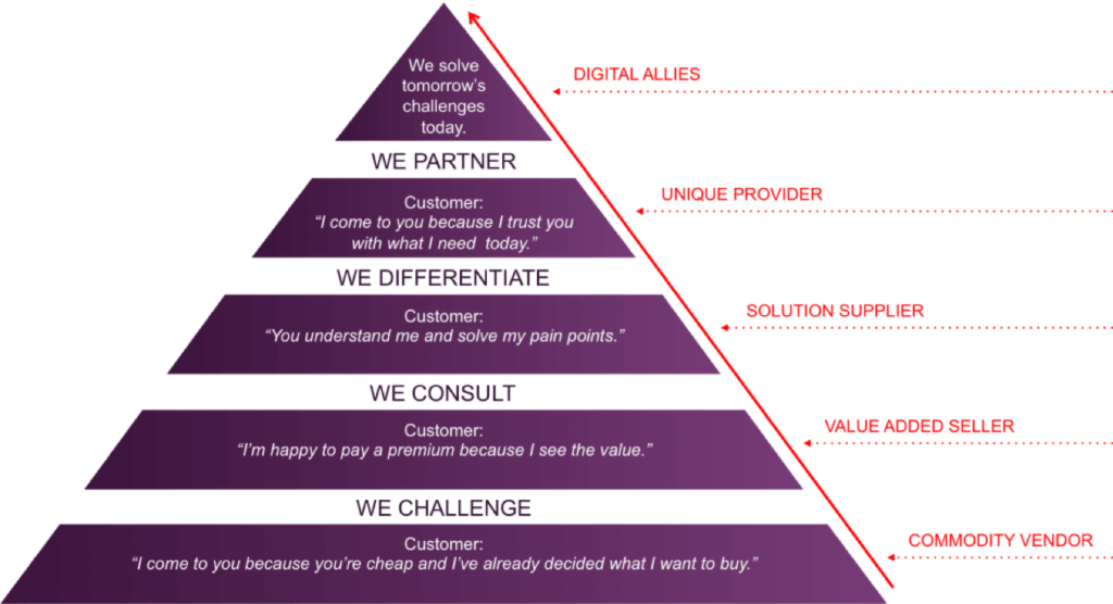 Digital Allies programme pyramid