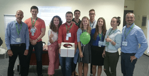 group picture of trainer and delegates